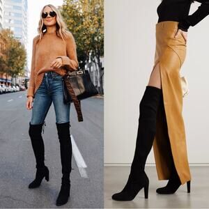 NEW Stuart Weitzman Highland Over The Knee Suede Boots
